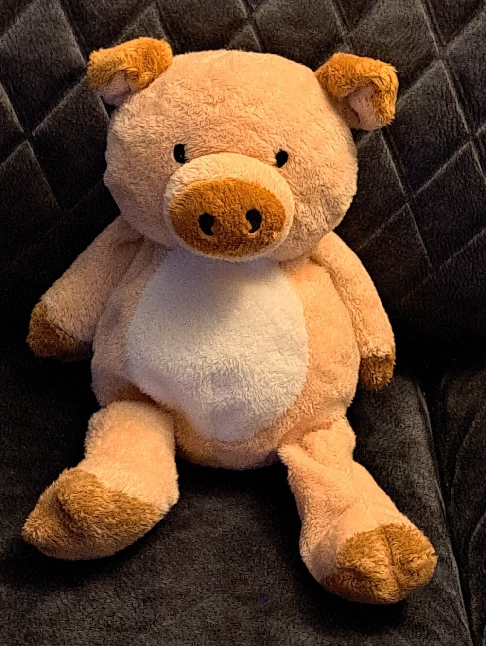 Ty Pluffies Corkscrew Pink Pig Stuffed Animal
